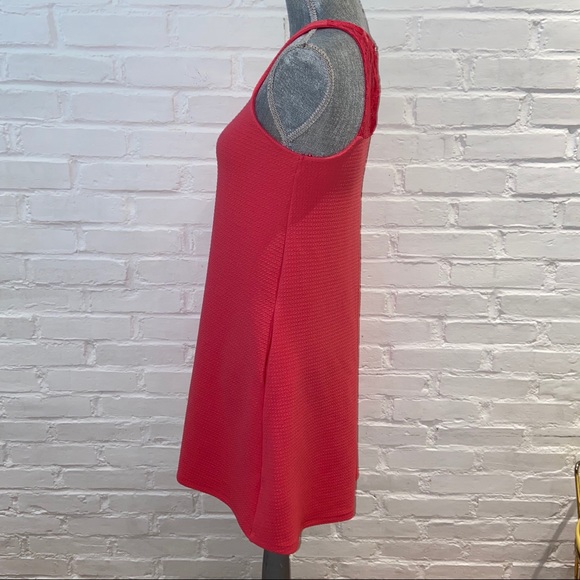 Candies Juniors Size XS Pink Sleeveless Dress with Lace Detail Spring Dress - Picture 5 of 7